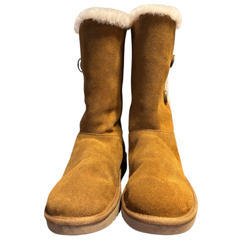 KOOLABURRA by UGG Women's Size 9 Chestnut Brown Suede Kinslei Winter Boots